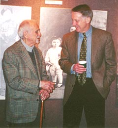 Dr. Bernard Nemoitin & Durham J. Monsma, publisher of The Stamford Advocate & Greenwich Time