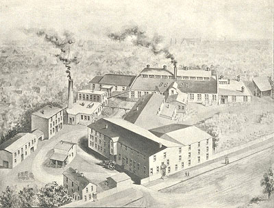 Stamford Foundry on Canal Street, c. 1892