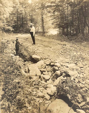 washout on Farms Road - Jonh Moore & William R. Michaels