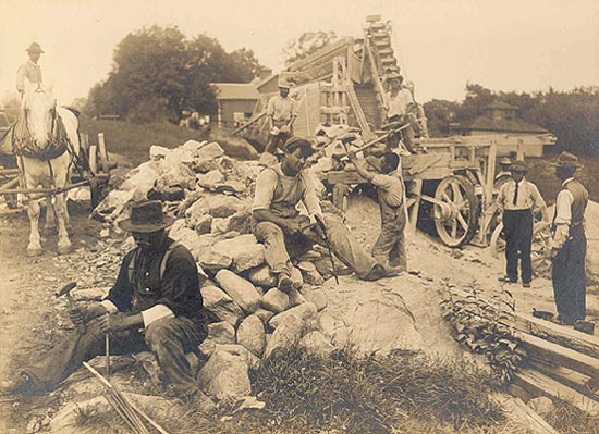 rock crusher on Scofieldtown Road