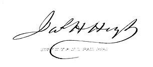 signature of James Henry Hoyt