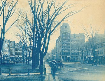 Town Hall, view from Atlantic Square