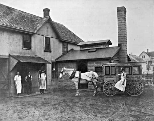 Bedell Dairy, 31 Oak Street, circa 1910
