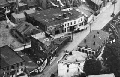 Aerial View, Corner Canal & Stage Streets