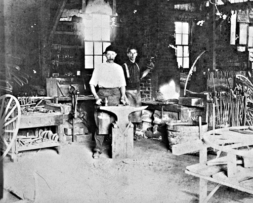 Peter Lauridsen and son Maurice Peter Lauridsen and son Maurice