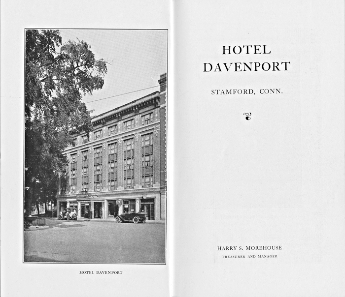 Davenport Hotel brochure, circa 1922