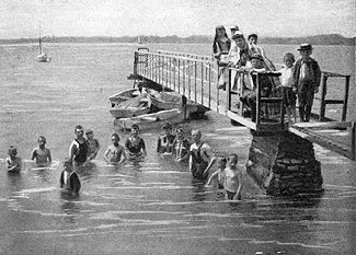 Bathing Scene at Silver Beach