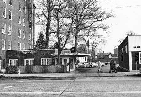 Roger Smith Hotel property prior to demolition